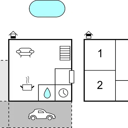 בית נופש Three-bedroom Holiday In